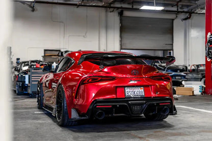 Toyota GR Supra A90 Mk5 Carbon Fibre Rear Winglets by Adro (2019+) - | Side Skirts & Winglets | FD Racing