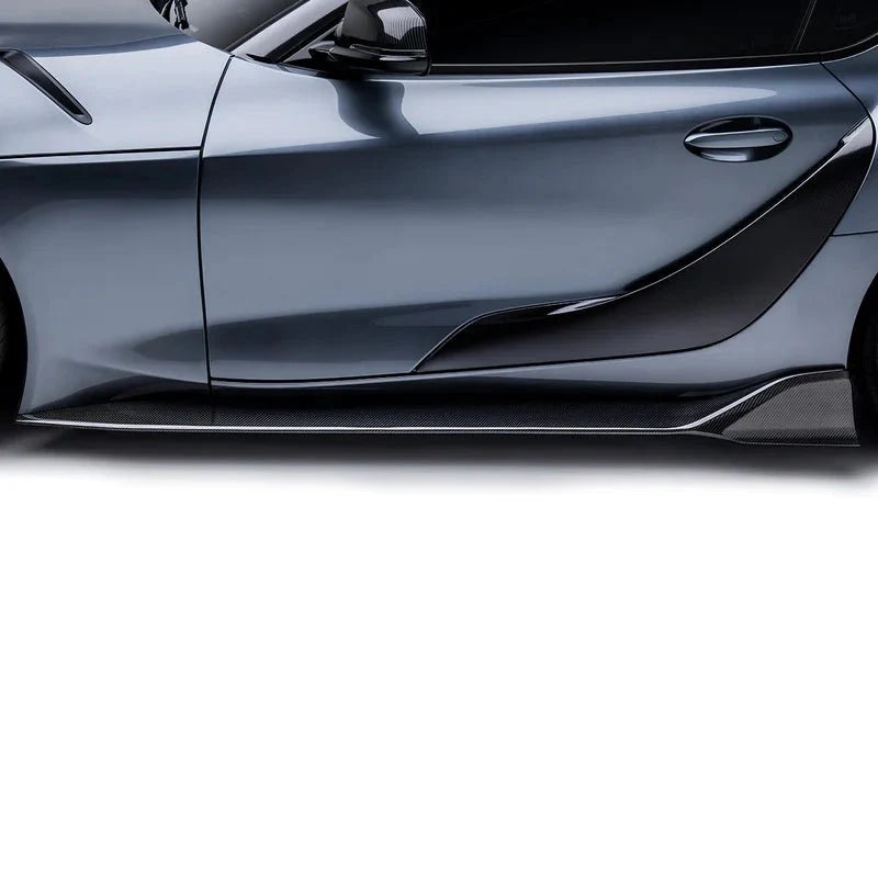 Toyota GR Supra A90 Mk5 Carbon Fibre Side Skirts by Adro (2019+) - | Side Skirts & Winglets | FD Racing