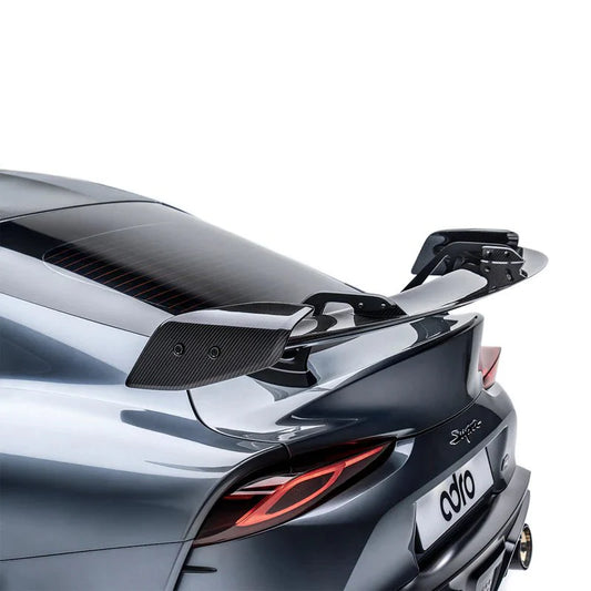 Toyota GR Supra A90 Mk5 Pre - Preg Carbon Fibre Swan Neck AT - R Rear Wing by Adro (2019+) - | Rear Wings | FD Racing