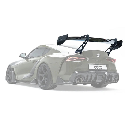 Toyota GR Supra Mk5 Pre - Preg Carbon Fibre AT - P1 Swan Neck AT - P1 Rear Wing by Adro (2019+) - | Rear Wings | FD Racing