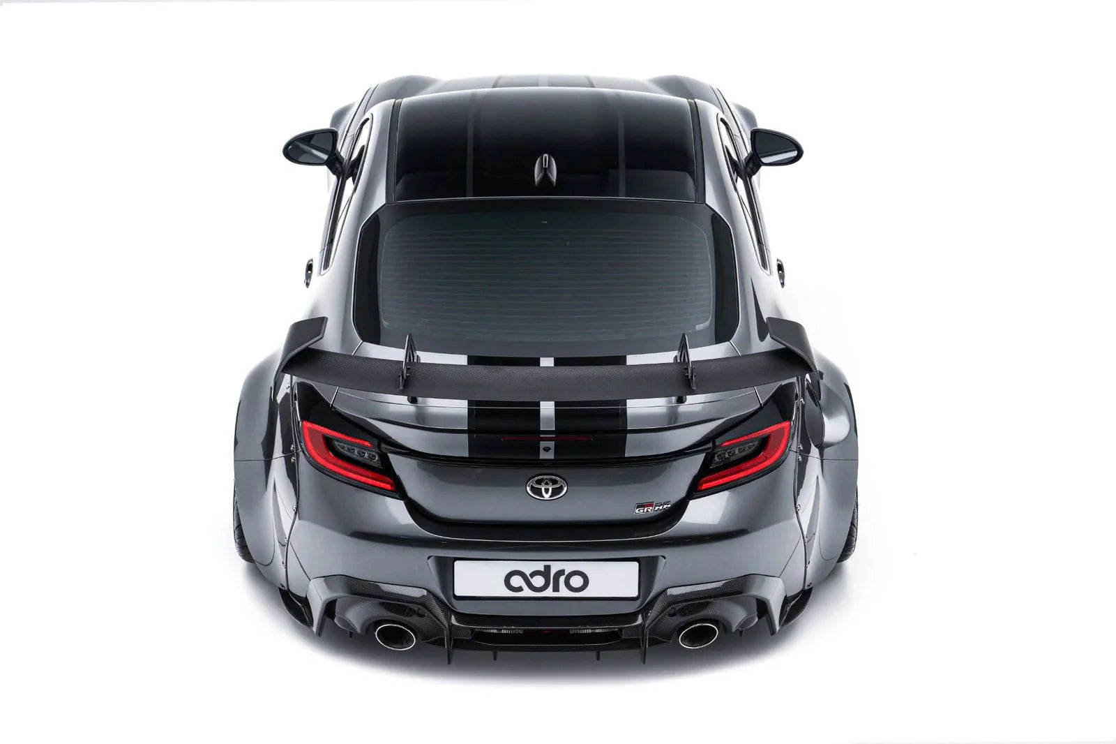 Toyota GR86 & Subaru BRZ Pre - Preg Carbon Fibre Swan Neck AT - R Rear Wing by Adro (2022+) - | Rear Wings | FD Racing
