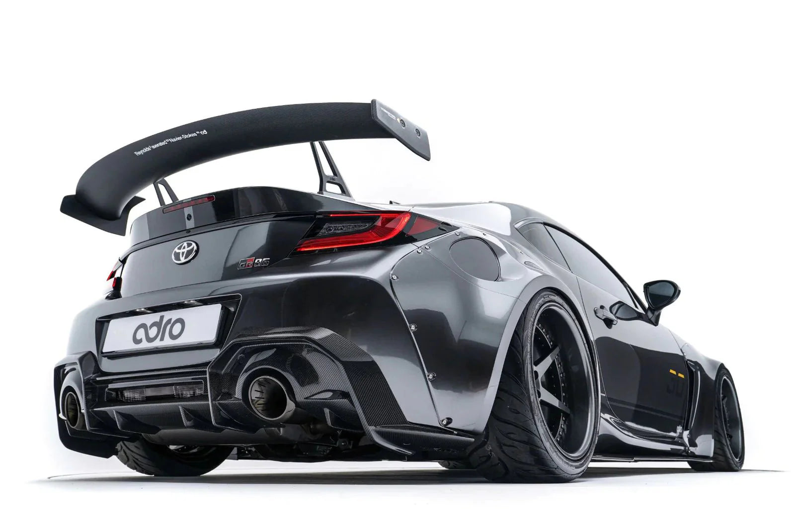 Toyota GR86 & Subaru BRZ Pre - Preg Carbon Fibre Swan Neck AT - R Rear Wing by Adro (2022+) - | Rear Wings | FD Racing