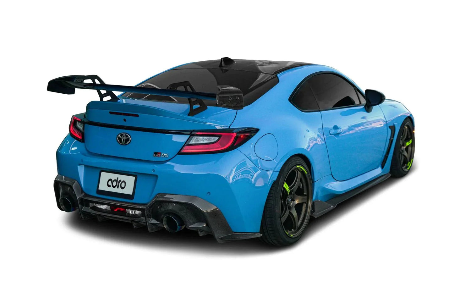 Toyota GR86 & Subaru BRZ Pre - Preg Carbon Fibre Swan Neck AT - R Rear Wing by Adro (2022+) - | Rear Wings | FD Racing