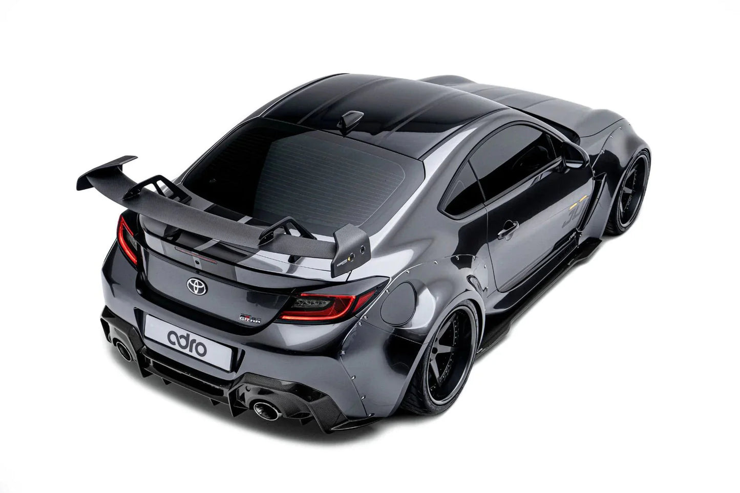 Toyota GR86 & Subaru BRZ Pre - Preg Carbon Fibre Swan Neck AT - R Rear Wing by Adro (2022+) - | Rear Wings | FD Racing