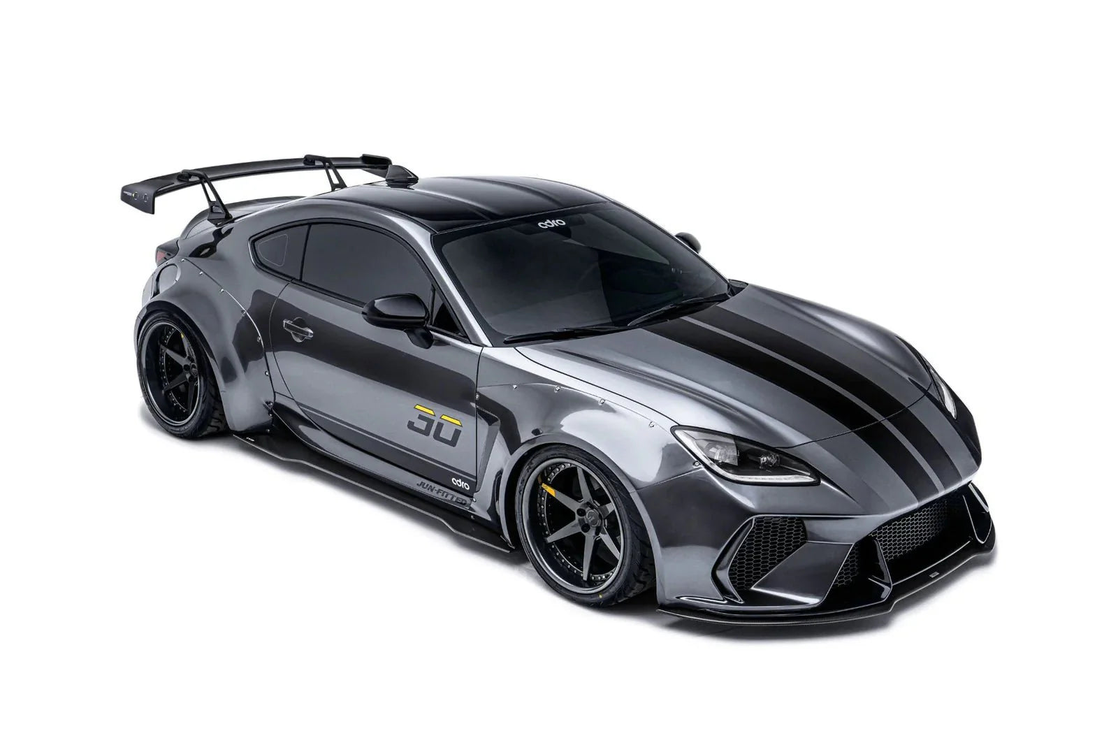 Toyota GR86 & Subaru BRZ Pre - Preg Carbon Fibre Swan Neck AT - R Rear Wing by Adro (2022+) - | Rear Wings | FD Racing