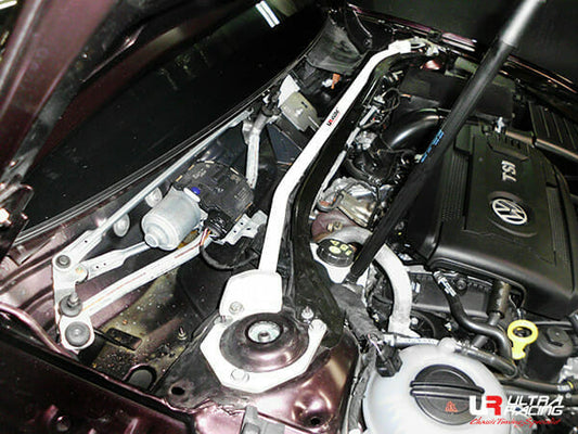 Ultra Racing 2-Point Front Upper Strut Bar for VW Passat B8 1.8/2.0 TS