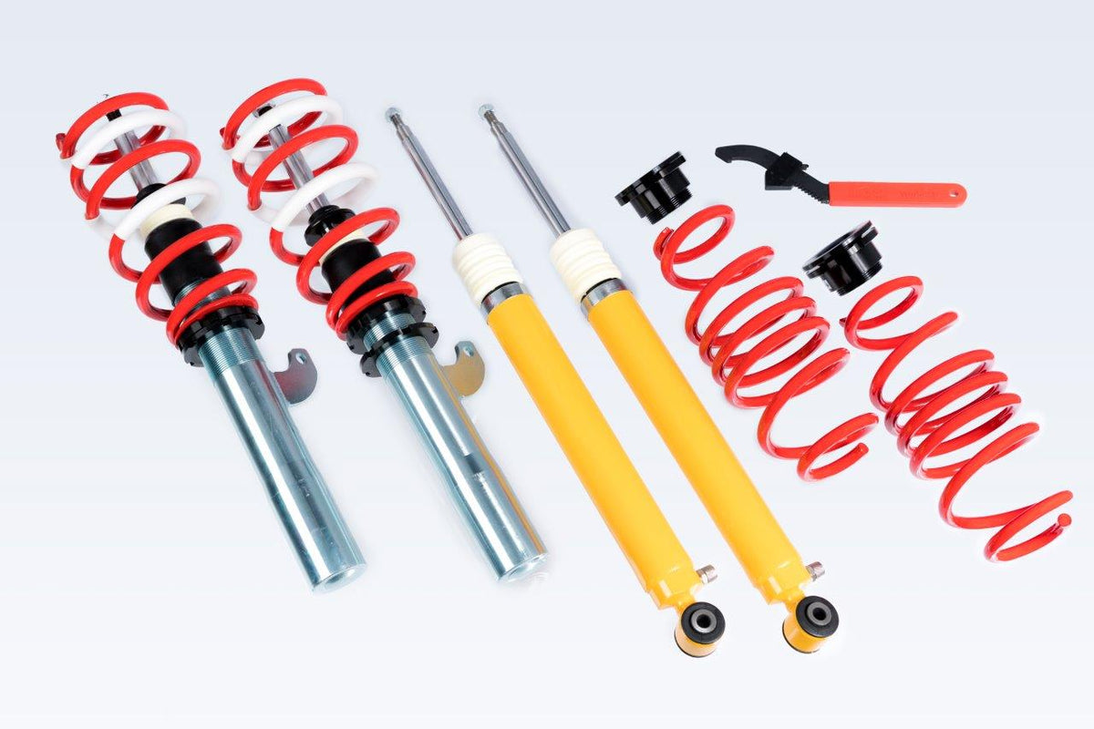 V-Maxx X-Sport Adjustable Coilover Kit for Audi A3, Seat Leon, Skoda Octavia & more (70 AV 41/55)