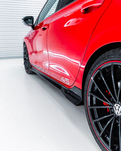 ZAERO EVO-1 Gloss Black Side Skirts for VW Golf | Multiple Fitments