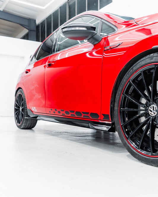 ZAERO EVO-1 Gloss Black Side Skirts for VW Golf | Multiple Fitments