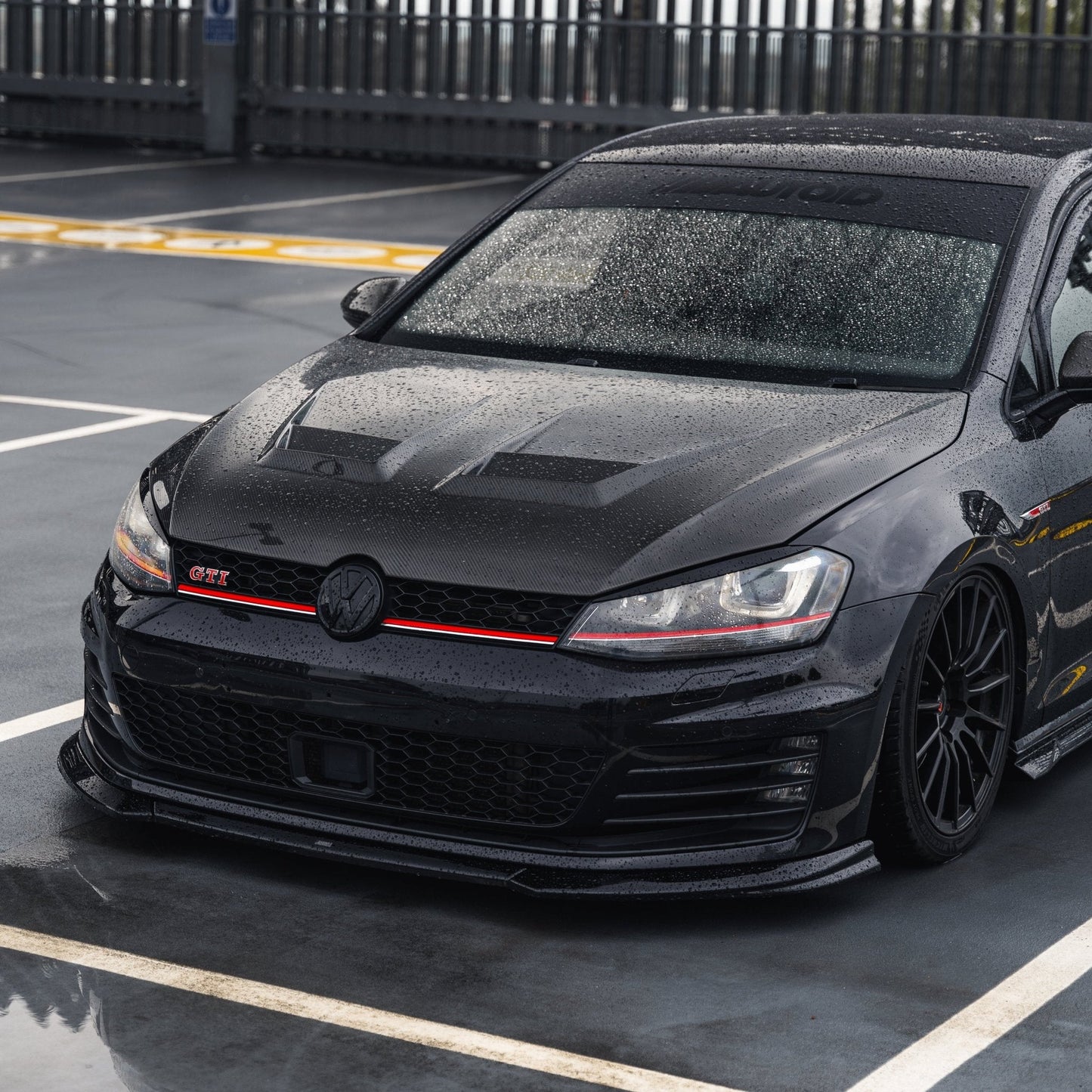 ZAERO Design EVO-1 Front Splitter Gloss Black VW | Multiple Fitments