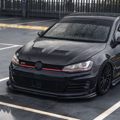 ZAERO Design EVO-1 Front Splitter Gloss Black VW | Multiple Fitments