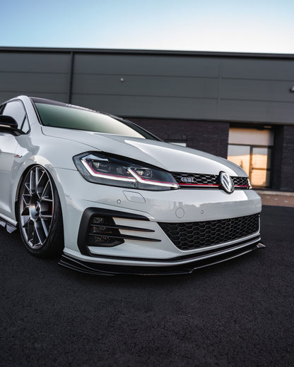 ZAERO EVO-1 Gloss Black Front Splitter for VW Golf | Volkswagen Golf