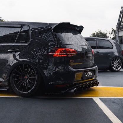 ZAERO Design EVO-1 Rear Diffuser Gloss Black VW | Volkswagen Golf GTI