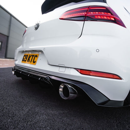 ZAERO EVO-1 Gloss Black Rear Diffuser for VW Golf GTI Mk7.5