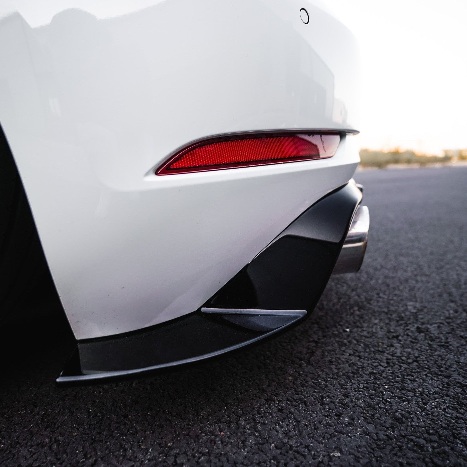 ZAERO EVO-1 Gloss Black Rear Diffuser for VW Golf GTI Mk7.5