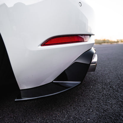 ZAERO EVO-1 Gloss Black Rear Diffuser for VW Golf GTI Mk7.5