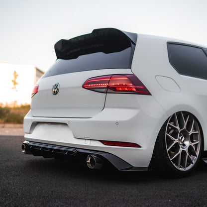 ZAERO EVO-1 Gloss Black Rear Diffuser for VW Golf GTI Mk7.5