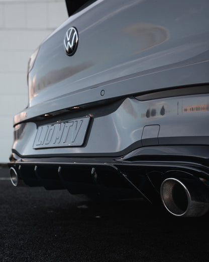ZAERO EVO-1 Gloss Black Rear Diffuser for VW Golf | Volkswagen Golf