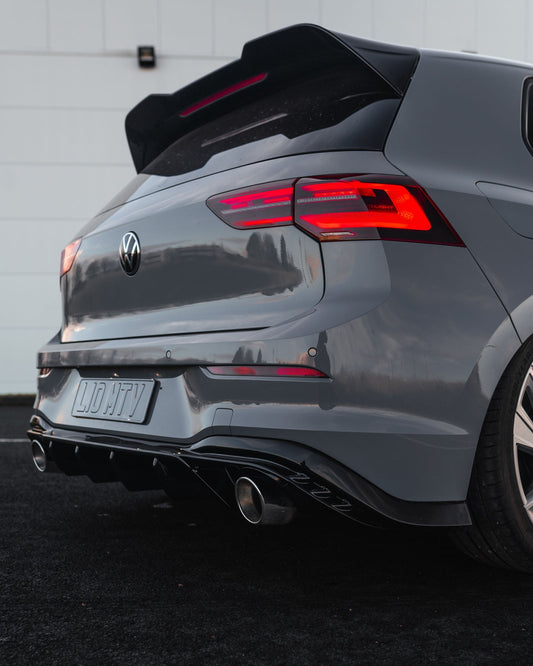 ZAERO EVO-1 Gloss Black Rear Diffuser for VW Golf | Volkswagen Golf