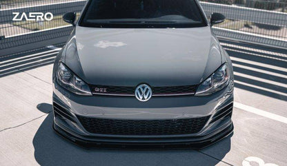 ZAERO EVO-1 Gloss Black Front Splitter VW | Volkswagen Golf GTI TCR
