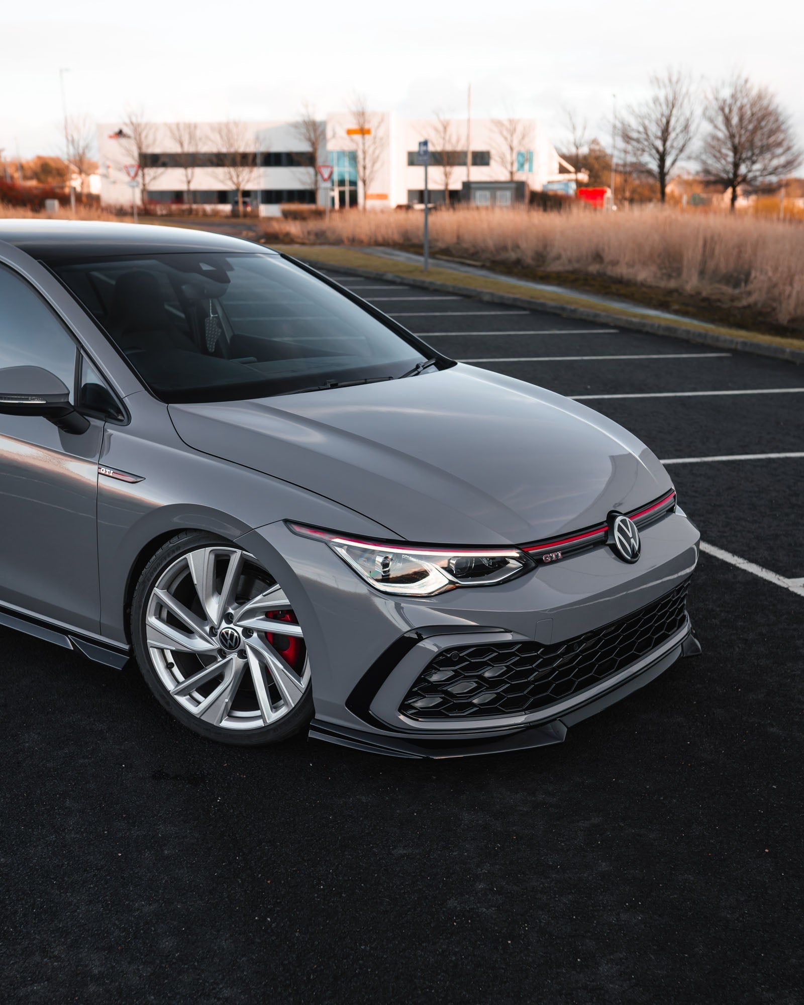ZAERO EVO-1 Gloss Black Front Splitter for VW Golf | Volkswagen Golf
