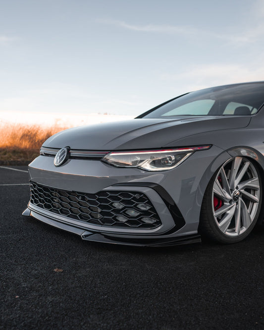 ZAERO EVO-1 Gloss Black Front Splitter for VW Golf | Volkswagen Golf