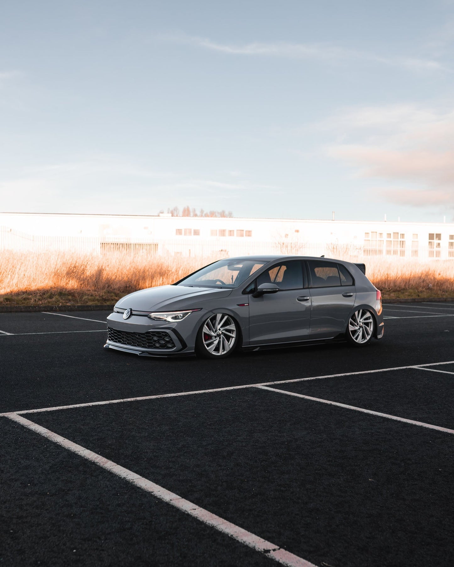 ZAERO EVO-1 Gloss Black Front Splitter for VW Golf | Volkswagen Golf