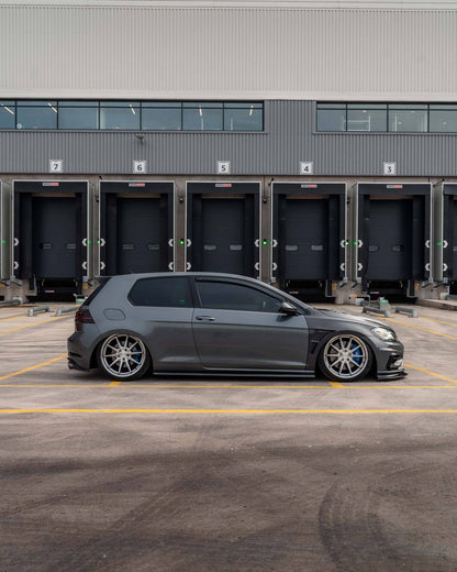 VW Golf R Mk7.5 EVO-1 Gloss Black Front Splitter by ZAERO (2017-2020) | Front Splitter | FD Racing