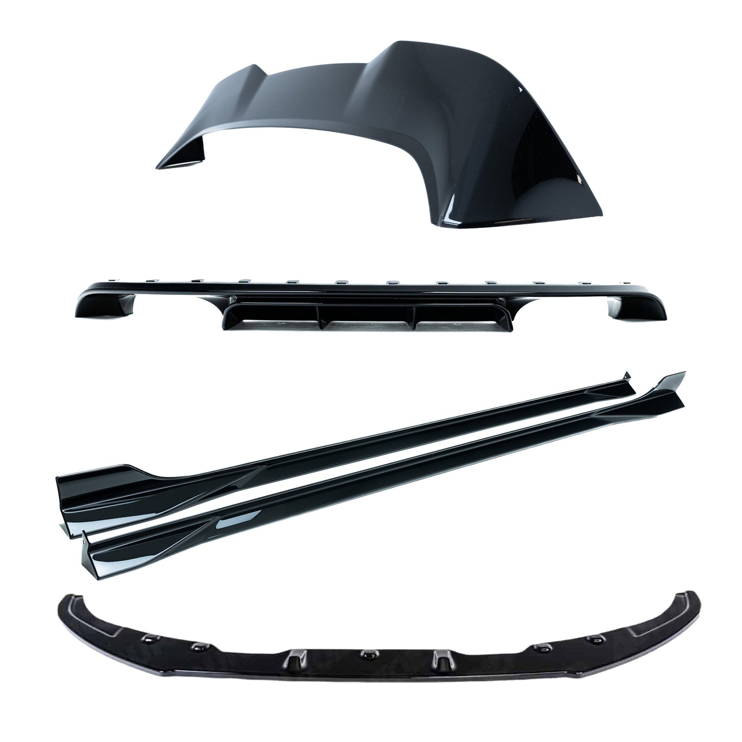 ZAERO Design EVO-1 Body Kit Gloss Black VW Golf R | Volkswagen Golf R