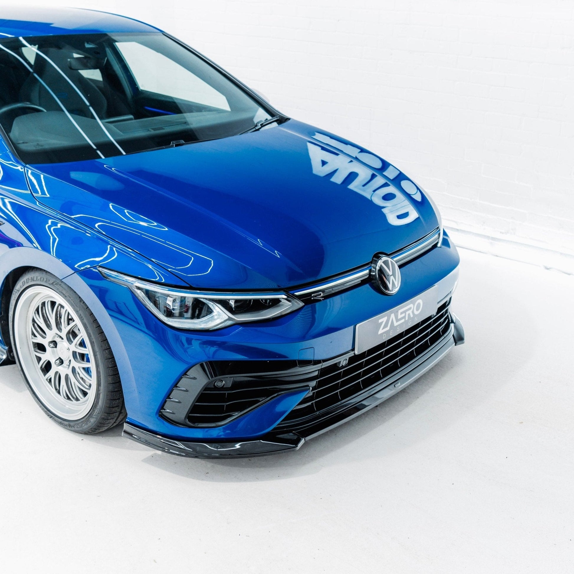 ZAERO EVO-1 Front Splitter for VW Golf R Mk8 – | Volkswagen Golf R