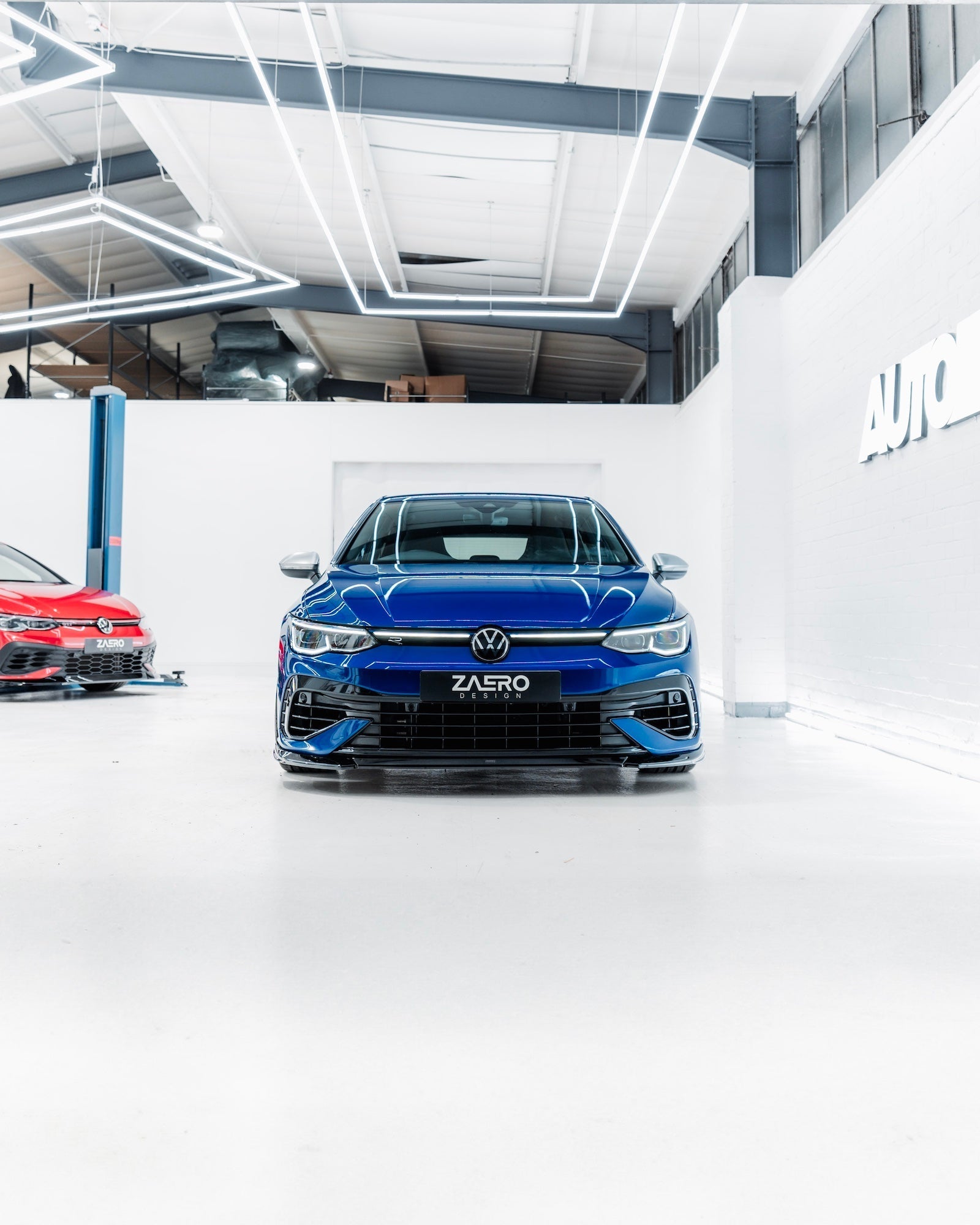 ZAERO EVO-1 Front Splitter for VW Golf R Mk8 – | Volkswagen Golf R
