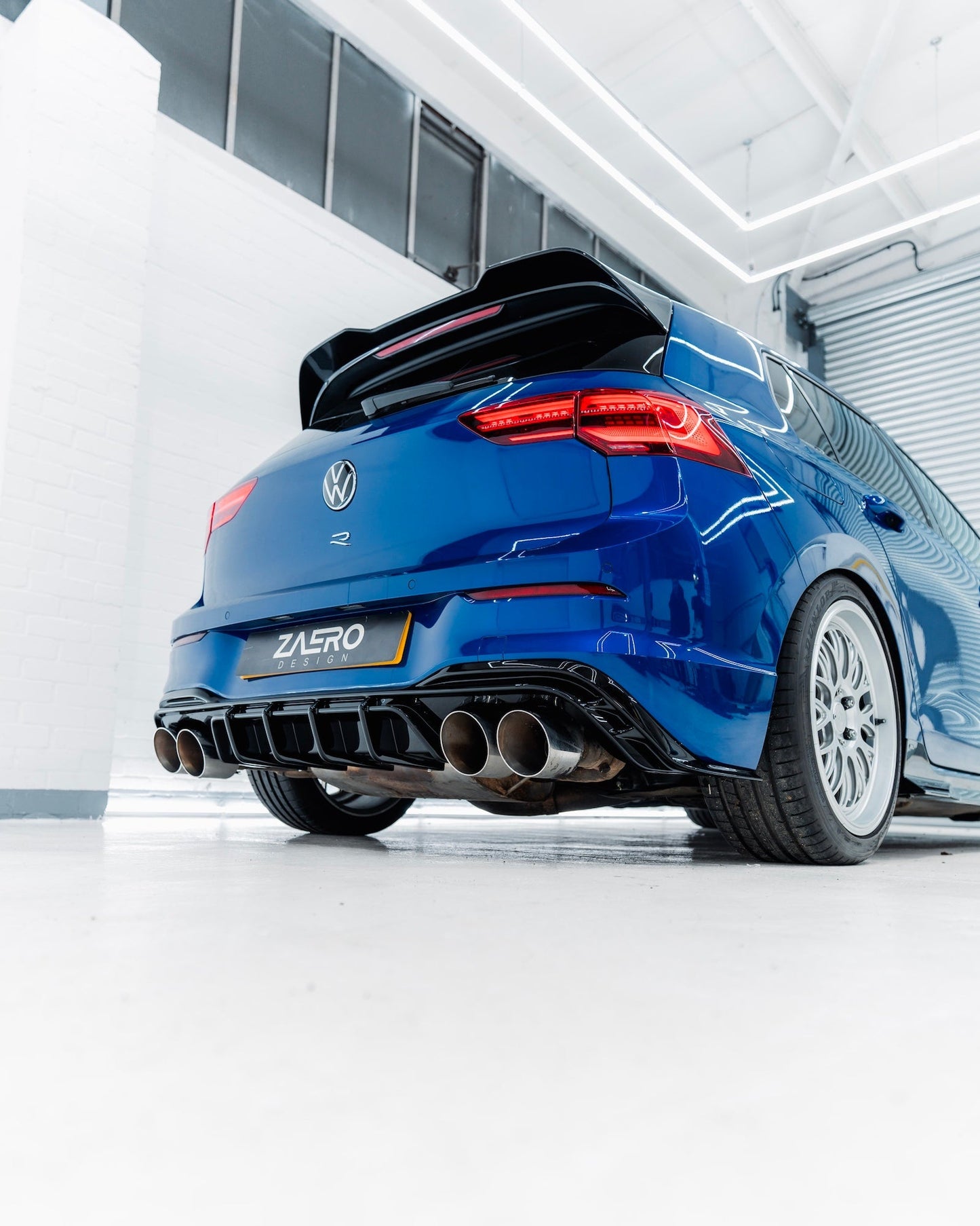 ZAERO EVO-1 Rear Diffuser for VW Golf R Mk8 & | Volkswagen Golf R