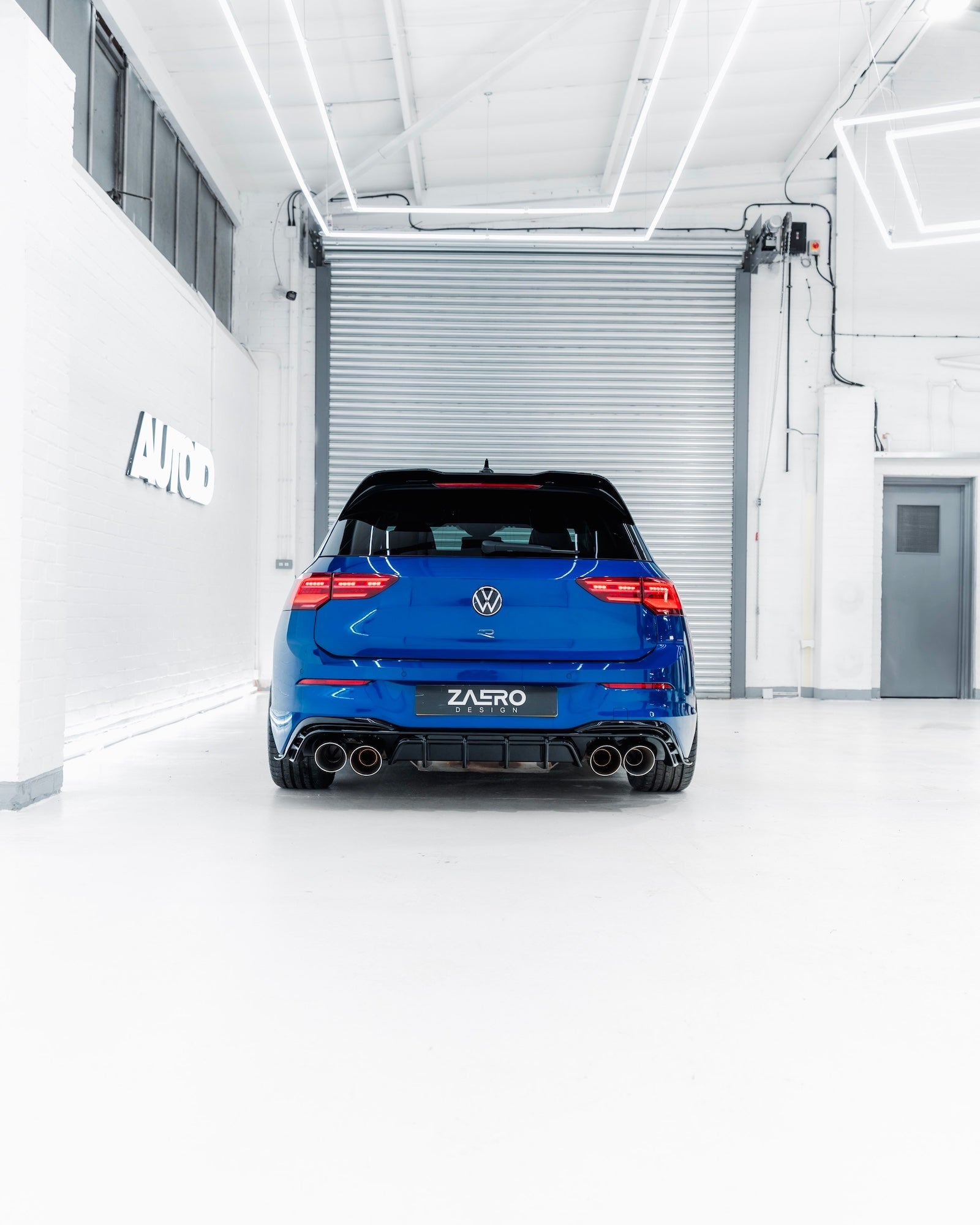 ZAERO EVO-1 Rear Diffuser for VW Golf R Mk8 & | Volkswagen Golf R