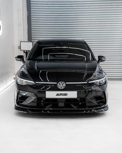 ZAERO EVO-1 Front Splitter Gloss Black for VW | Volkswagen Golf R