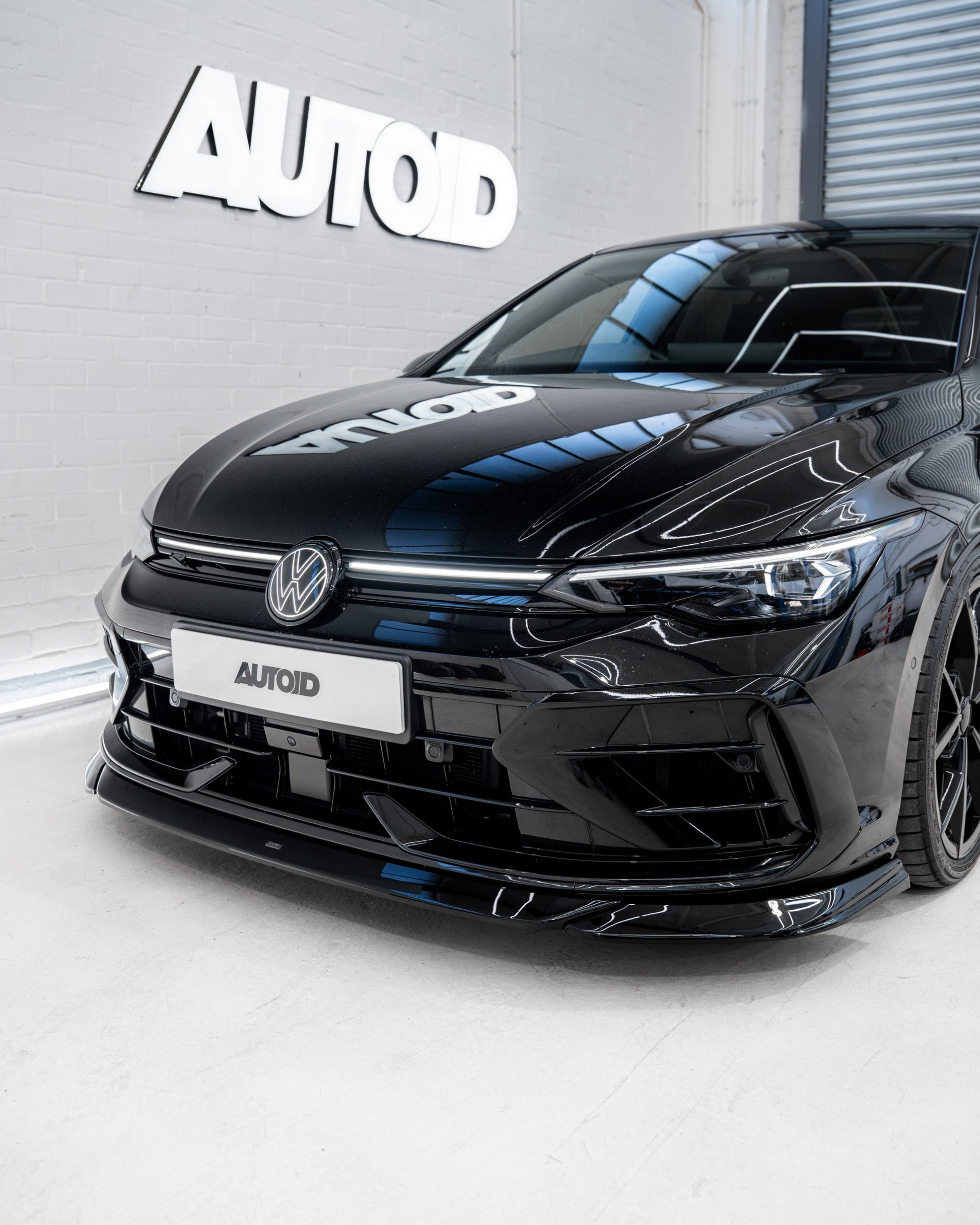 ZAERO EVO-1 Front Splitter Gloss Black for VW | Volkswagen Golf R