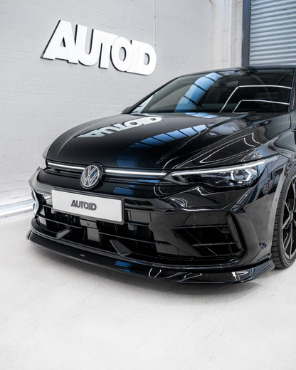 ZAERO EVO-1 Front Splitter Gloss Black for VW | Volkswagen Golf R