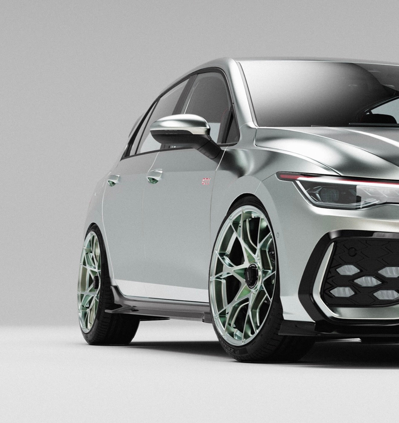 ZAERO EVO-1 Body Kit Gloss Black – VW Golf GTI Mk8.5 2024+