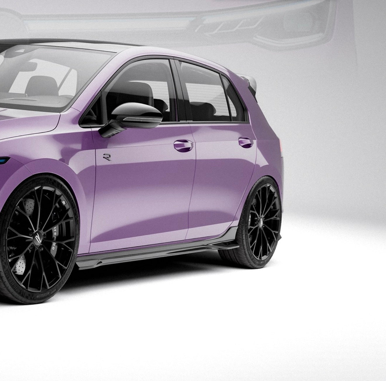 ZAERO EVO-1 Body Kit Gloss Black – VW Golf R Mk8.5 2024+