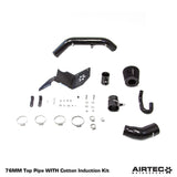 AIRTEC Motorsport RS-Style 76mm Top Induction Pipe for Fiesta ST180 - FD Racing