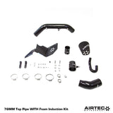 AIRTEC Motorsport RS-Style 76mm Top Induction Pipe for Fiesta ST180 - FD Racing