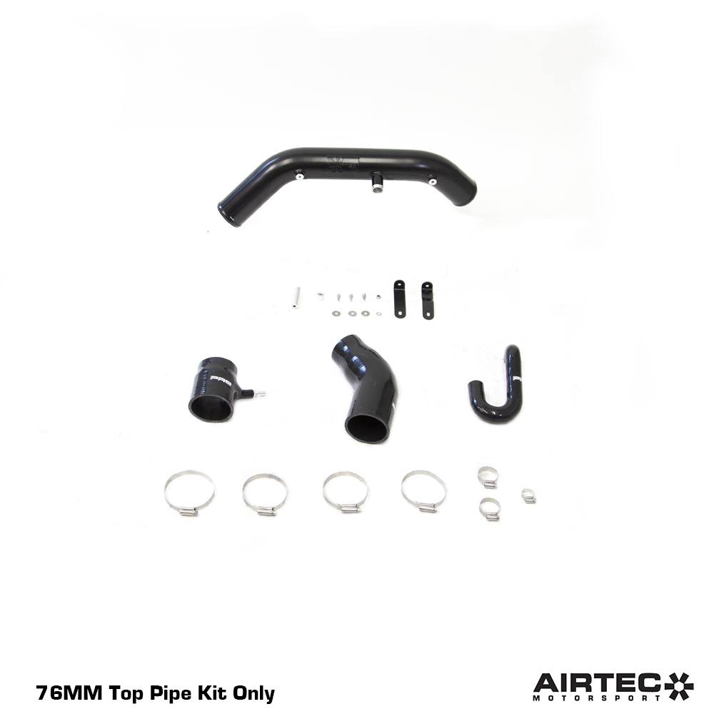 AIRTEC Motorsport RS-Style 76mm Top Induction Pipe for Fiesta ST180 - FD Racing