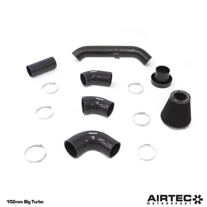 AIRTEC Motorsport Enlarged 90mm Induction Pipe Kit for Focus Mk2 RS (Stock RS Turbo & Big Turbo Options) - FD Racing