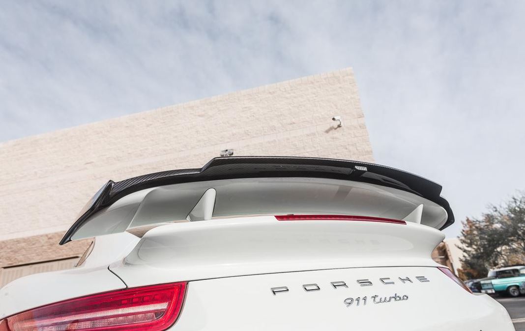 VR Aero Carbon Fiber Wing Lip Spoiler Porsche 991 Turbo | Turbo S