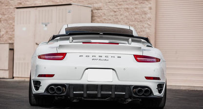 VR Aero Carbon Fiber Wing Lip Spoiler Porsche 991 Turbo | Turbo S