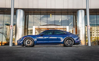 VR Aero Carbon Fiber Side Skirts Porsche Taycan Turbo | Turbo S