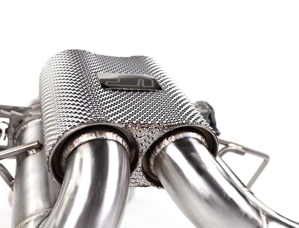 VR Performance McLaren 570 Valvetronic Exhaust System With Carbon Fiber Tips - FD Racing