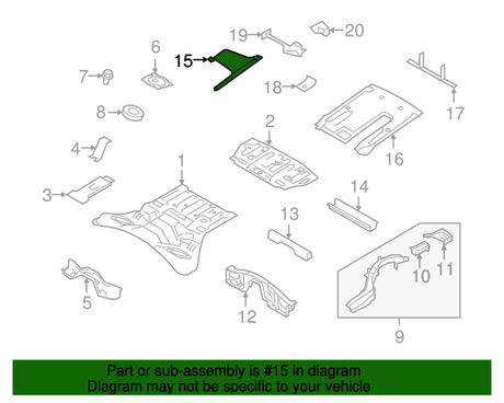 Nissan Diffuser Assembly Rear | PN - 748A0-JF00D - FD Racing