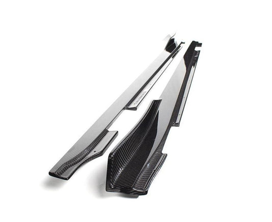 VR Aero Carbon Fiber Side Skirts Porsche Taycan Turbo | Turbo S