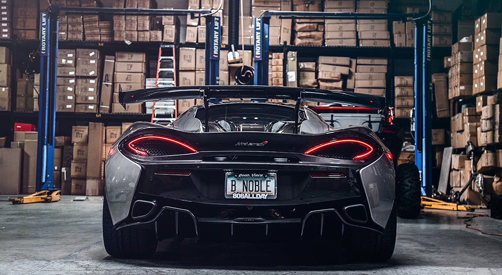 VR Aero Carbon Fiber GT4 Style Rear Spoiler McLaren 570S | 570GT | 570S Spider - FD Racing