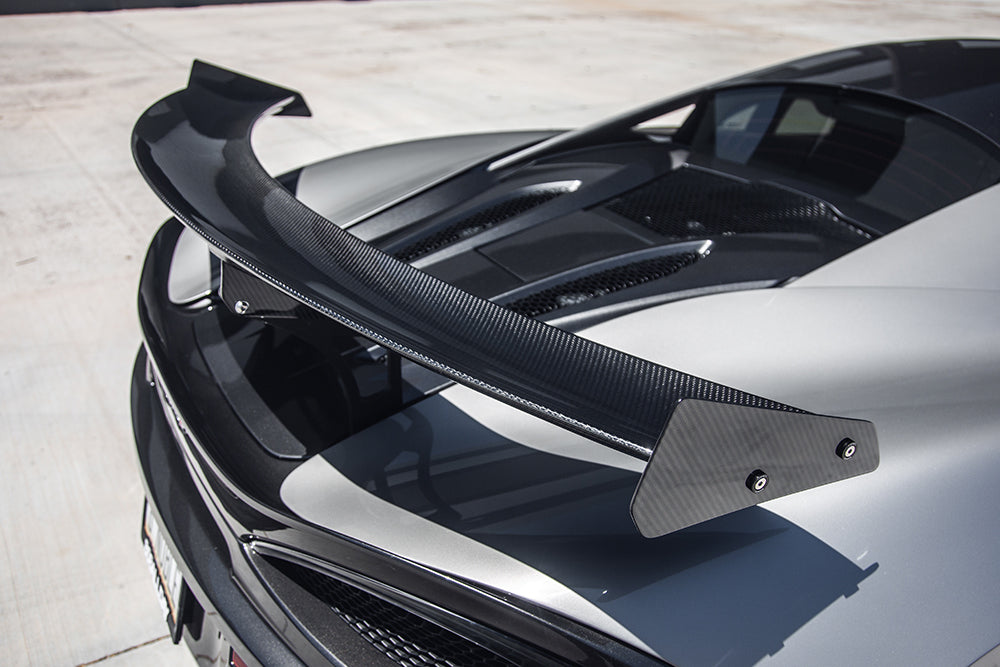 VR Aero Carbon Fiber GT4 Style Rear Spoiler McLaren 570S | 570GT | 570S Spider - FD Racing